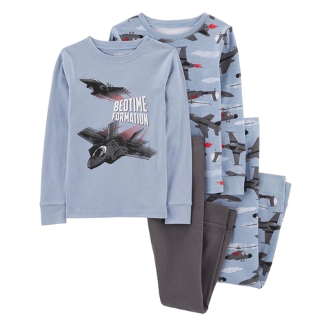 Pijama infantil 4 peças aviões Carter’s