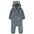 Macacão bebê fleece animal print verde Carter’s