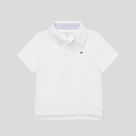 Polo clássica branca baby Tommy Hilfiger