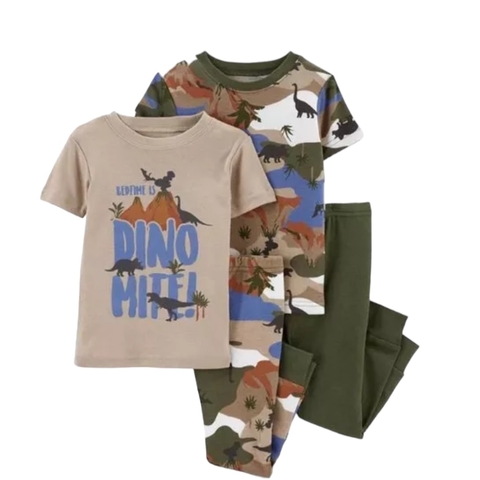 Pijama infantil 4 peças dinossauros Carter’s