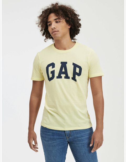 T-shirt masculina logo GAP