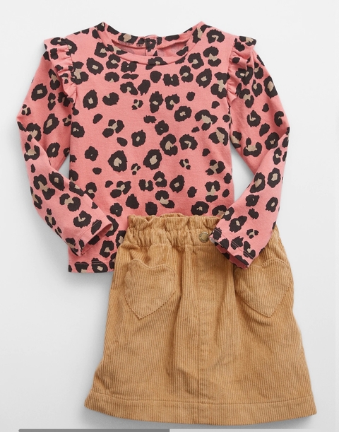 Conjunto animal print baby Gap