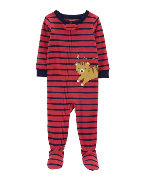 Macacão pijama bebê listrado tigre Carter’s