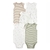 Kit body bebê 5 peças regata animais Carter’s