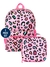 Kit mochila e lancheira rosa animal print colors The Chidren’s Place