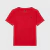 Camiseta bebê básica vermelha Tommy Hilfiger