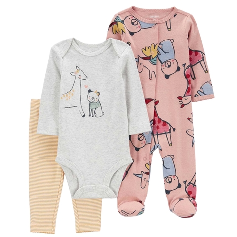 Conjunto bebê 3 peças unicórnio Carter’s