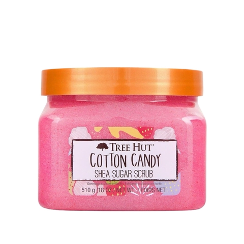 Tree Hut Cotton Candy Shea Sugar Scrub Esfoliante Corporal 510 gramas