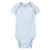Kit body bebê 3 peças manga curta azul Carter’s na internet