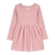 Vestido bebê manga longa rosa tule Carter’s