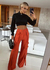 Calça Cargo Max Laranja na internet