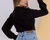 Camisa social de Tule preto - comprar online