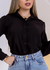 Camisa social de Tule preto