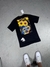 CAMISETA NK DAY FLOWERS - PRETO