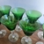 Juego de copas verde - comprar online