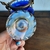 Dulcera de cristal con bronce - comprar online