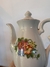 Cafetera con flores - Anticuario Los Abuelos