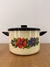 Olla enlozada con flores N°33