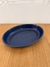 Fuente oval azul N°35