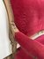 Sillón de sala rojo en internet