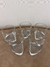Juego de 5 vasos de whisky amorfo