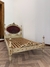 Cama de 1 plaza con capitoné