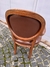 Sillón de sala en cuero marrón - comprar online