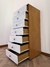 Cajonera alta con cajones blancos en internet