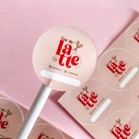 Adesivos Redondos 5x5cm - comprar online