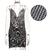 Vestido de verão sexy sem costas y2k metal strass vestido feminino bodycon fest - comprar online