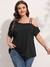 Top feminino plus size