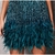 Imagem do Vestido Plumas Alça Espaguete