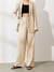 Calça feminina de linho de algodão - comprar online