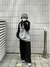 HOUZHOU Camisa Basic Sleeve Long Sleeve Grey Harajuku Vintage Streetwear - comprar online