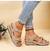 Sandálias Sapatos Femininos 2023 Verão Sapatos Abertos Mulher Sandálias Confo na internet