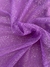 Tecido Tule Roxo Com Glitter Prata na internet