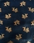 Soft Plush Estampa de Cachorro Fundo Azul Marinho - comprar online