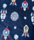 Soft Plush Estampado Espaço Sideral Fundo Azul - comprar online