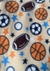 Soft Plush Estampado Esportes Fundo Bege na internet