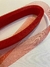 Tira de Crinol Vermelho 3,8 cm | Peça Inteira Com 24m - Virtual Têxtil