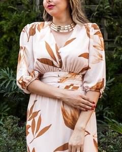 Vestido Longo Floral Chiffon - loja online