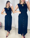 Conjunto Linho Saia e Blusa - comprar online