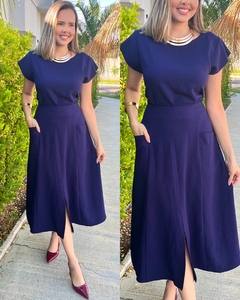 Conjunto Sophia Azul Marinho - comprar online