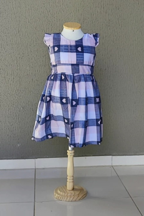 Vestido Junino Xadrez