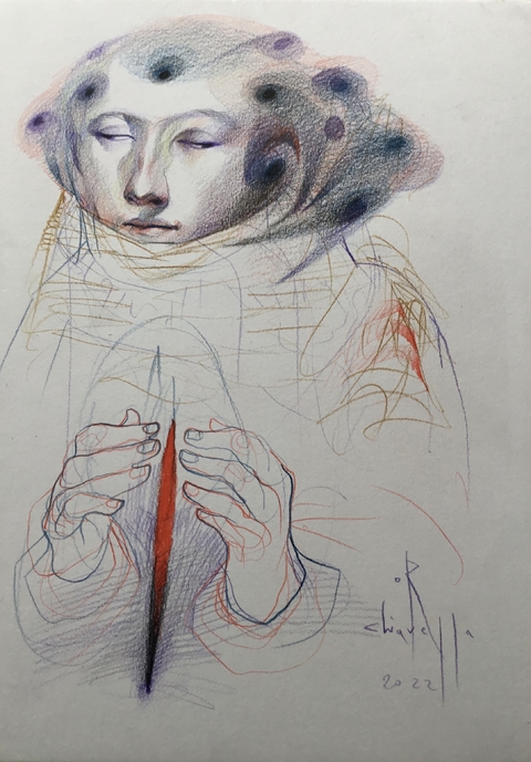 Sin título - Osvaldo Chiavazza, Dibujo