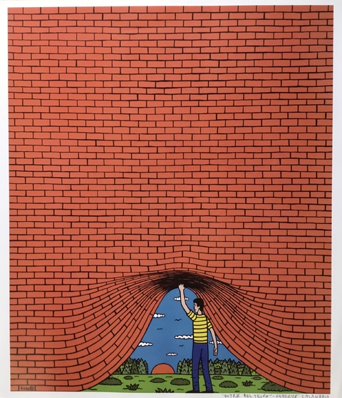 Detrás del telón - Federico Calandria, Print