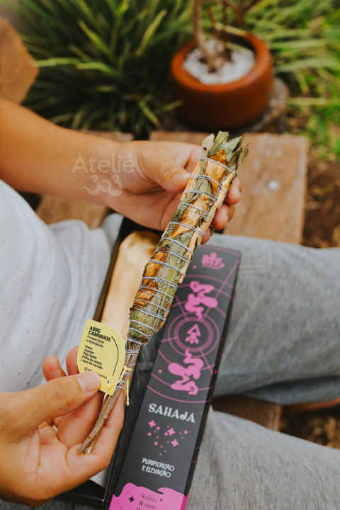 Incenso Natural Sahaja - Purificação e Elevação