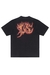T-SHIRT FLAMES (PRETO)