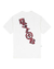 Snakeskin T-Shirt In Off-White