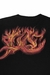 T-SHIRT FLAMES (PRETO) na internet